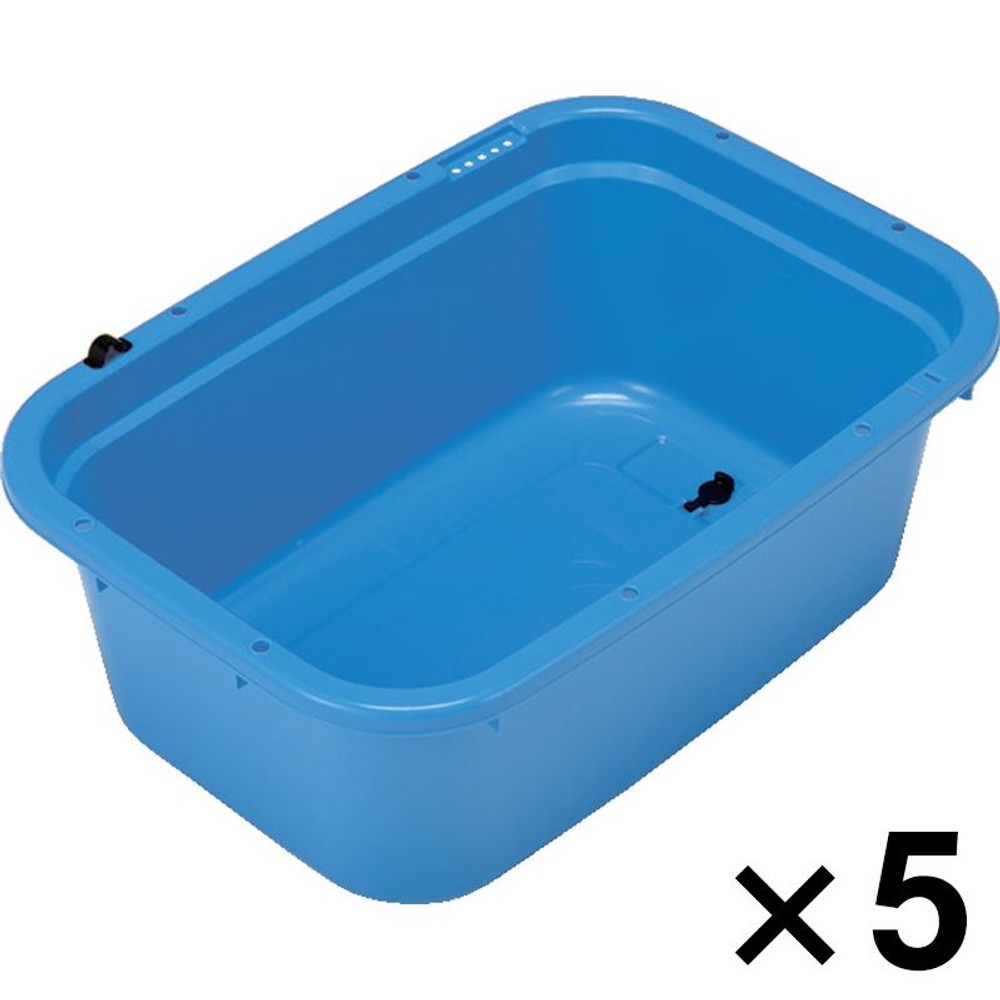 サンコー 角タブ　80　ブルー &times;5個セット【メーカー直送・代引不可】【法人限定】, ブルー, 5P