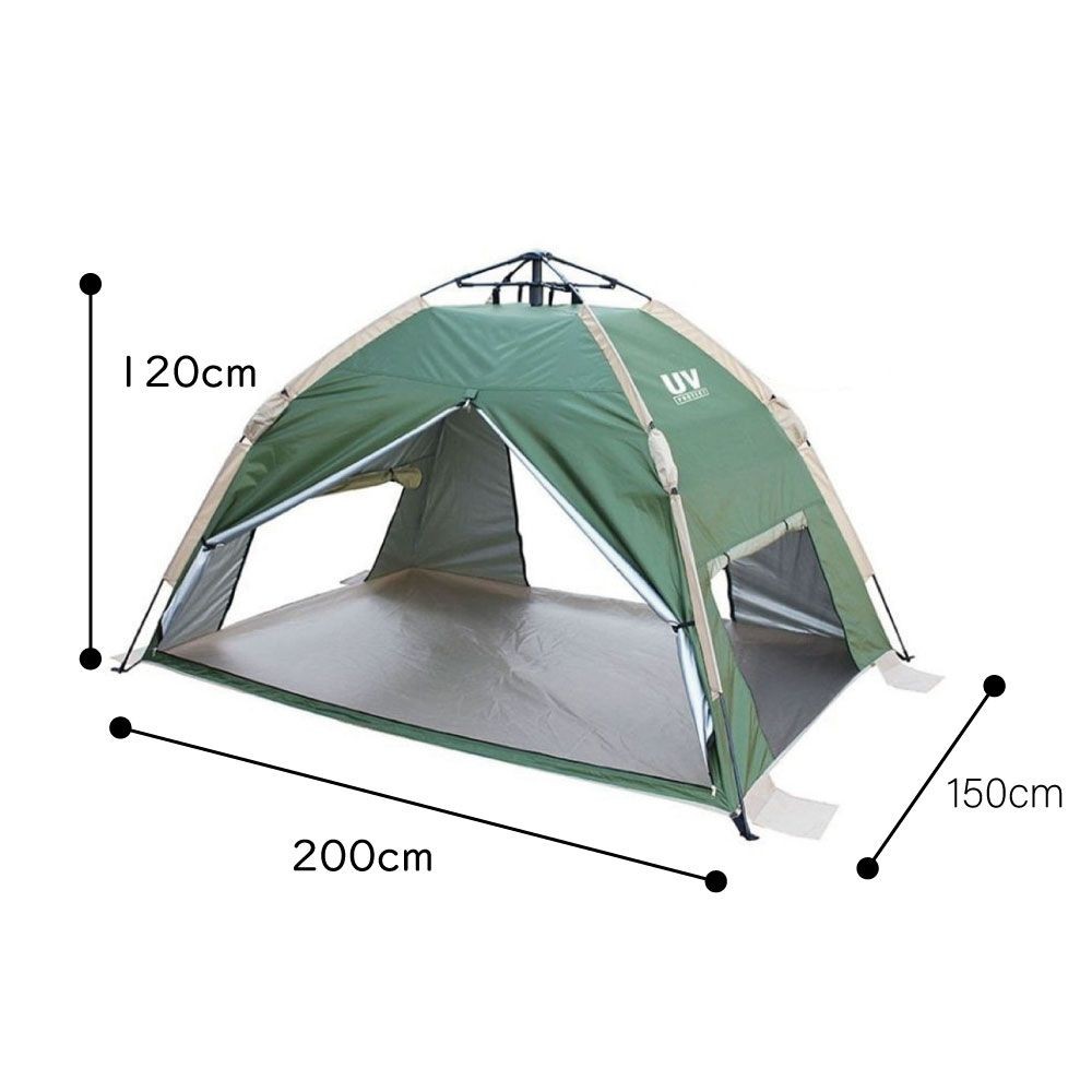 イージーアップシェードテント　オリーブ, オリーブ, 1〜2人用