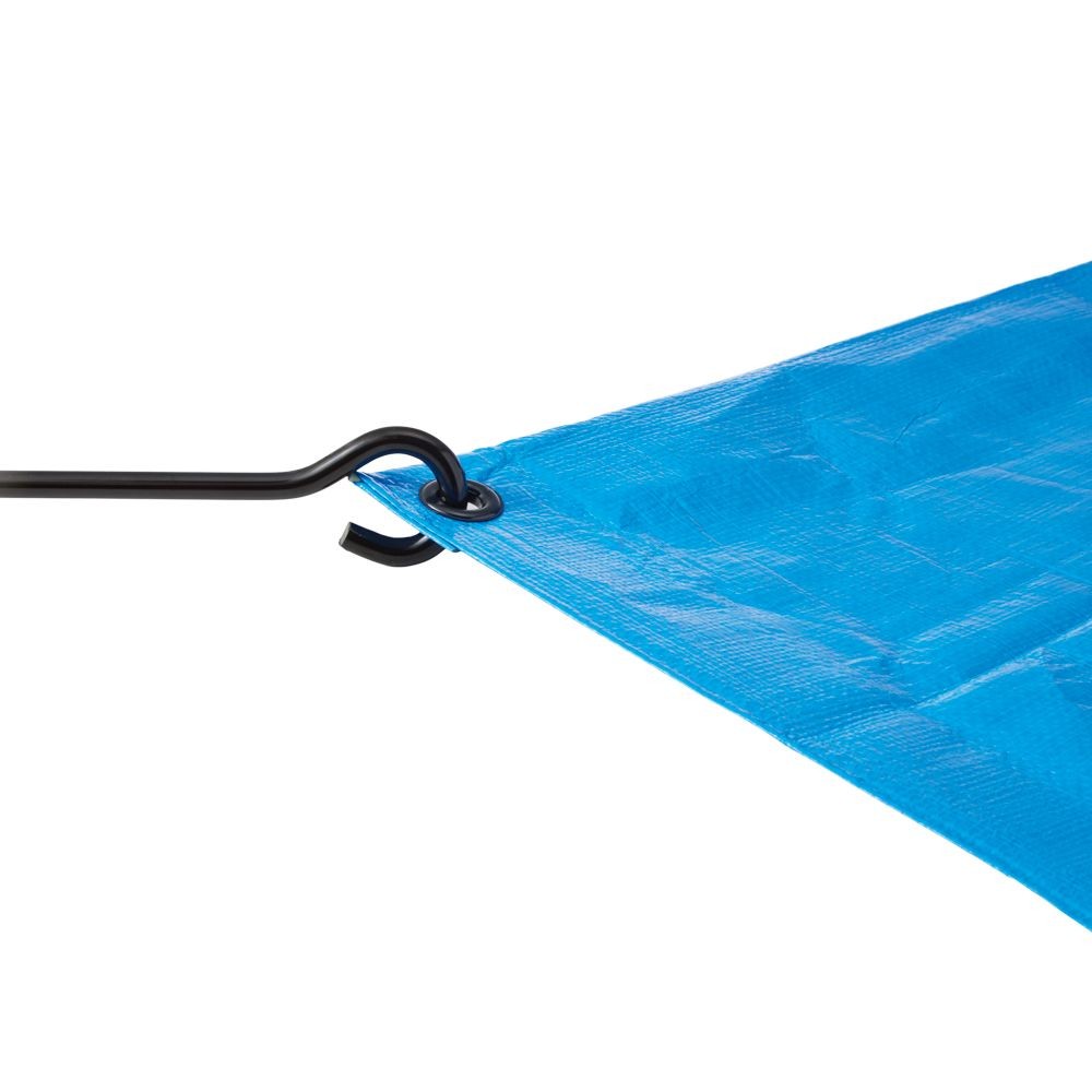 ウィザ WIZ'A ハトメが丈夫なブルーシート＃３０００　９．０&times;９．０m, ブルー, 9.0&times;9.0m