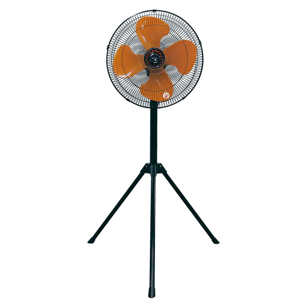 43.5cm樹脂羽根三脚扇 CFF435TPA  工業扇, ブラック/オレンジ, 43.5cm