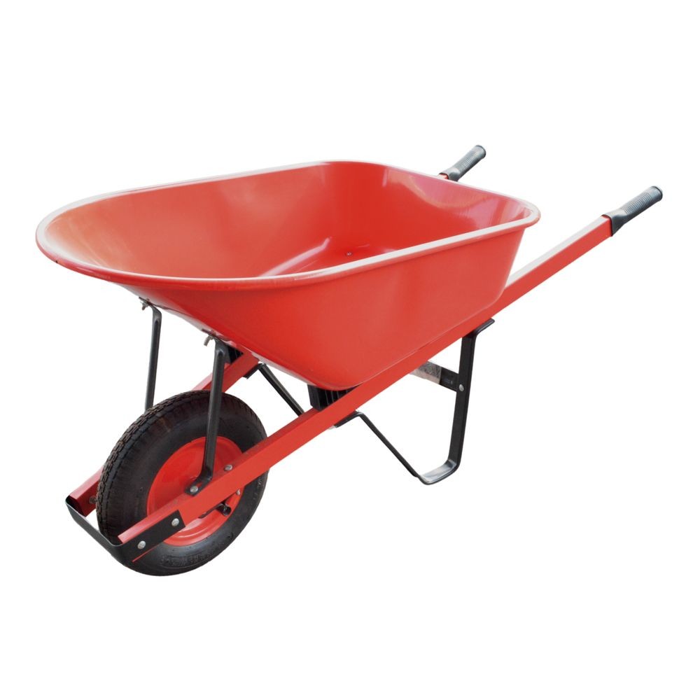 大容量一輪車　１８０ｋｇ　レッド, レッド, 180kg