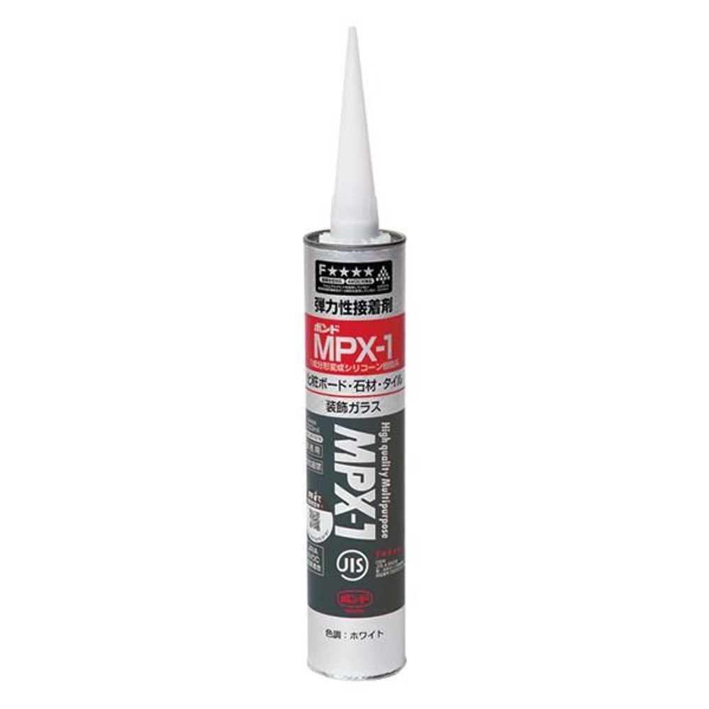 コニシ ボンドMPX-1 ホワイト 333ml (カートリッジ), 白, 333ml