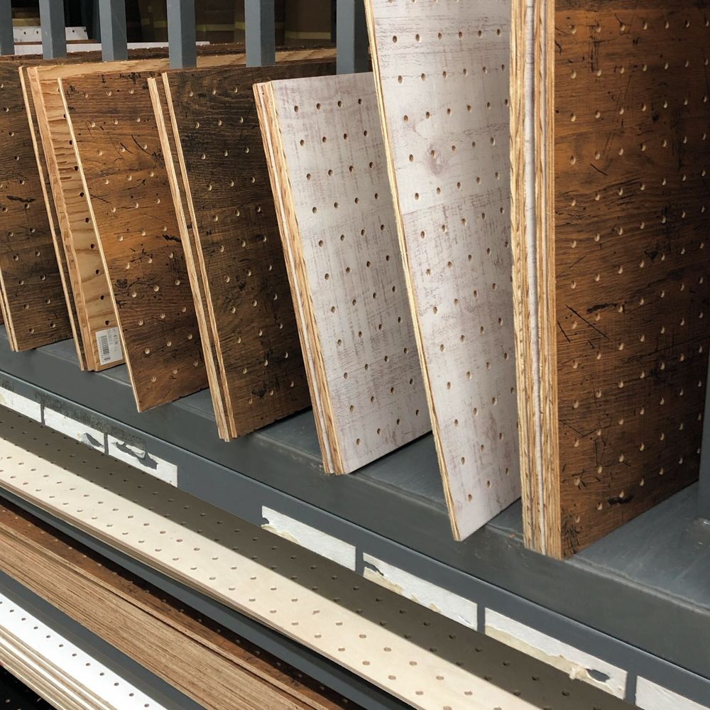 カットシャビー有孔ＳＨＷ　約幅４４０ｍｍ ５．５ｍｍ厚, シャークホワイト幅440(590), 長さ590mm