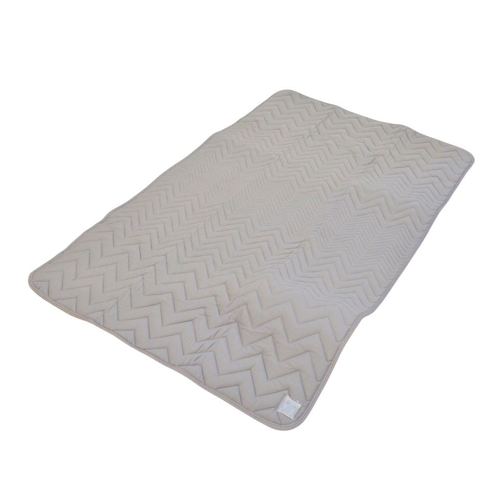 除湿シート入り　しっかり支えるベッドパッド　セミダブル　約１２０&times;２００ｃｍ　グレー, グレー, セミダブル
