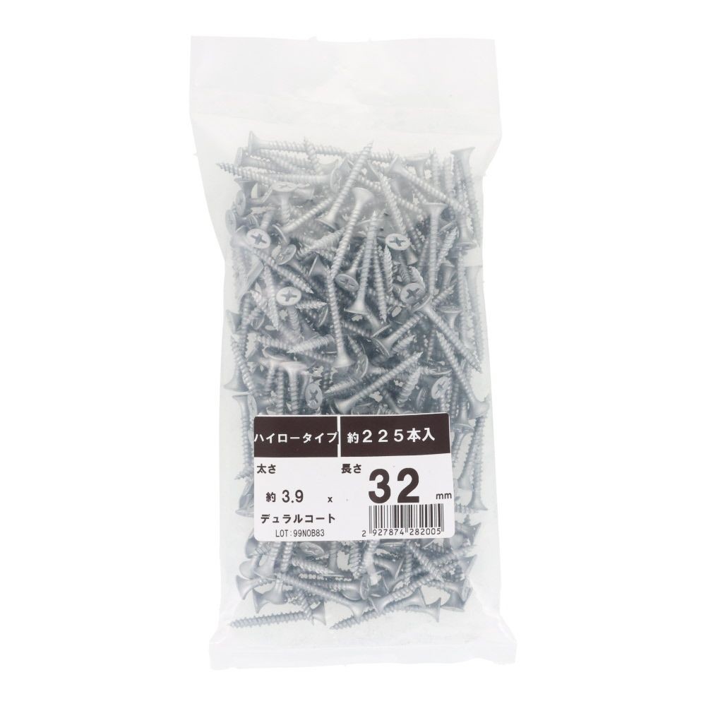 石膏ボードビス　ＶＰ　３２ｍｍ, ねじ, 約225本入