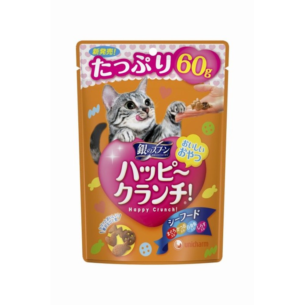 銀のスプーンおいしい顔　カリカリシーフード６０ｇ, -, 60g