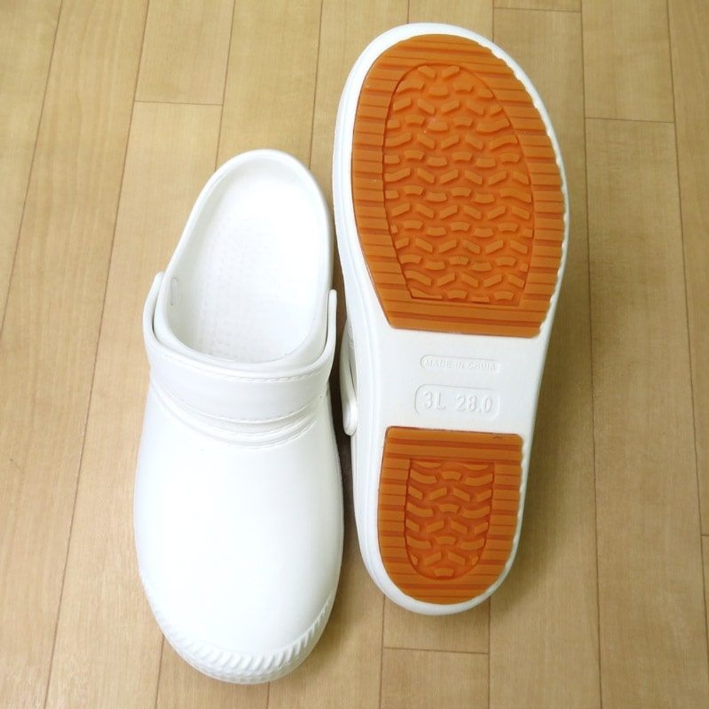 滑りにくいサンダル　白, 白（28cm）, 28cm