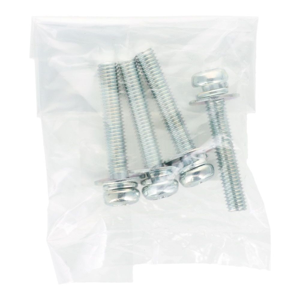 座金組込ねじ　Ｐー３　ユニクロ　Ｍ５&times;３０　４本入, ねじ, M5&times;30