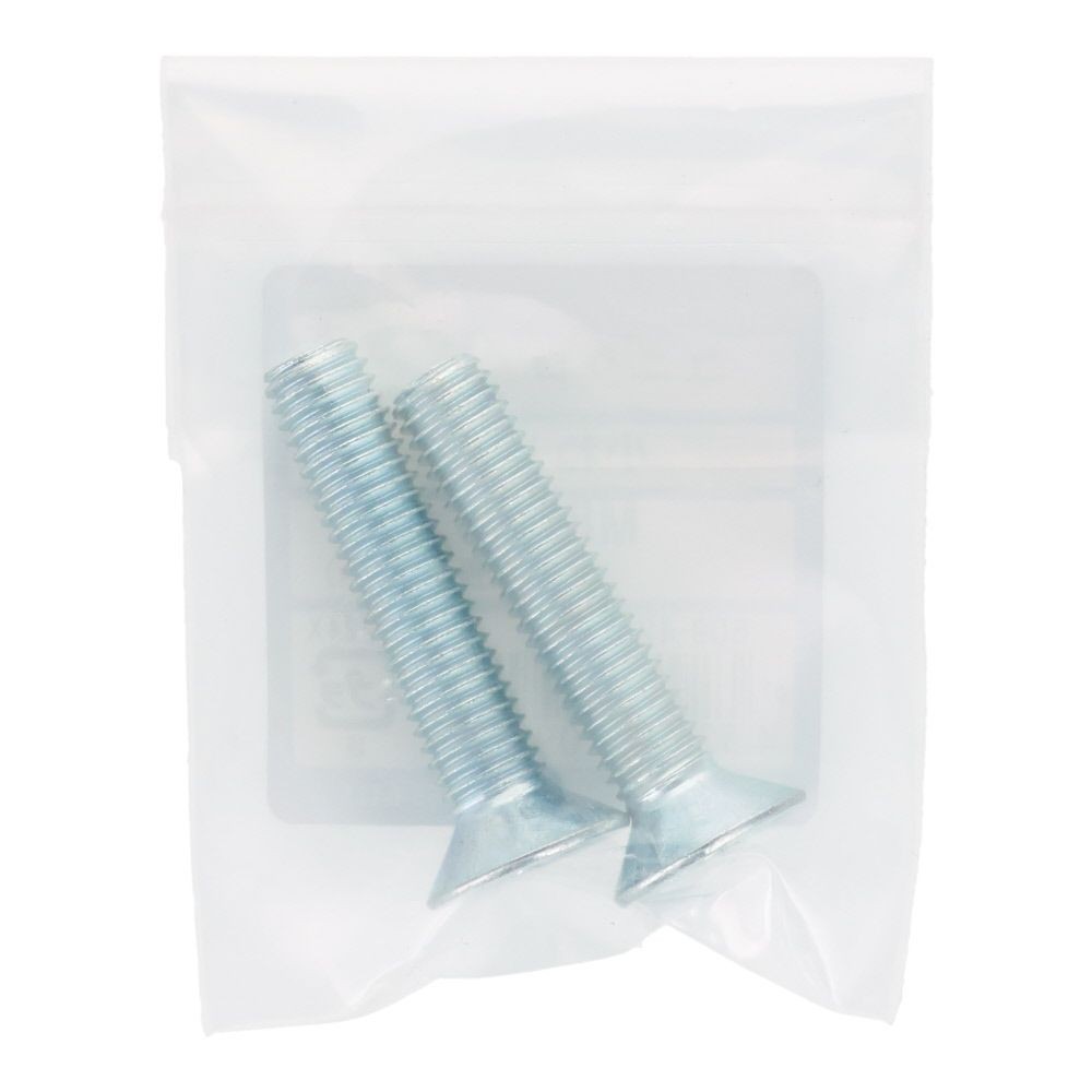 小ねじ　皿　ユニクロ　Ｍ８&times;４０ｍｍ　２本入, シルバー, M8&times;40mm