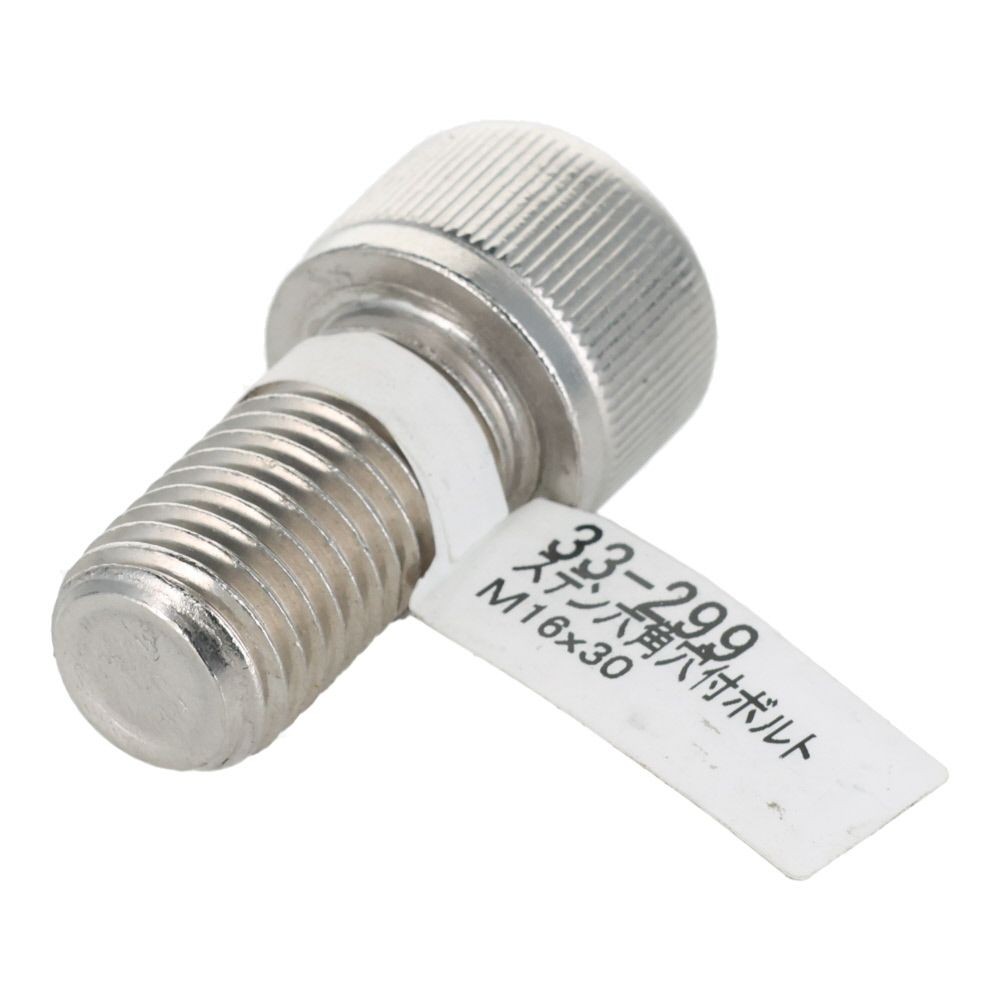 ステン　六角穴付ボルト　Ｍ１６&times;３０, ステンレス, M16&times;30