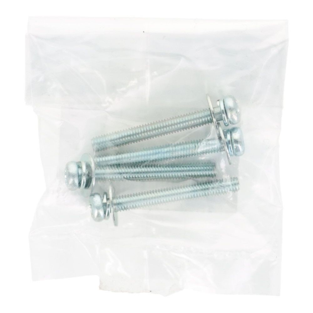 座金組込ネジ　Ｐー３　ユニクロ　Ｍ３&times;２５　４本入, ねじ, M3&times;25