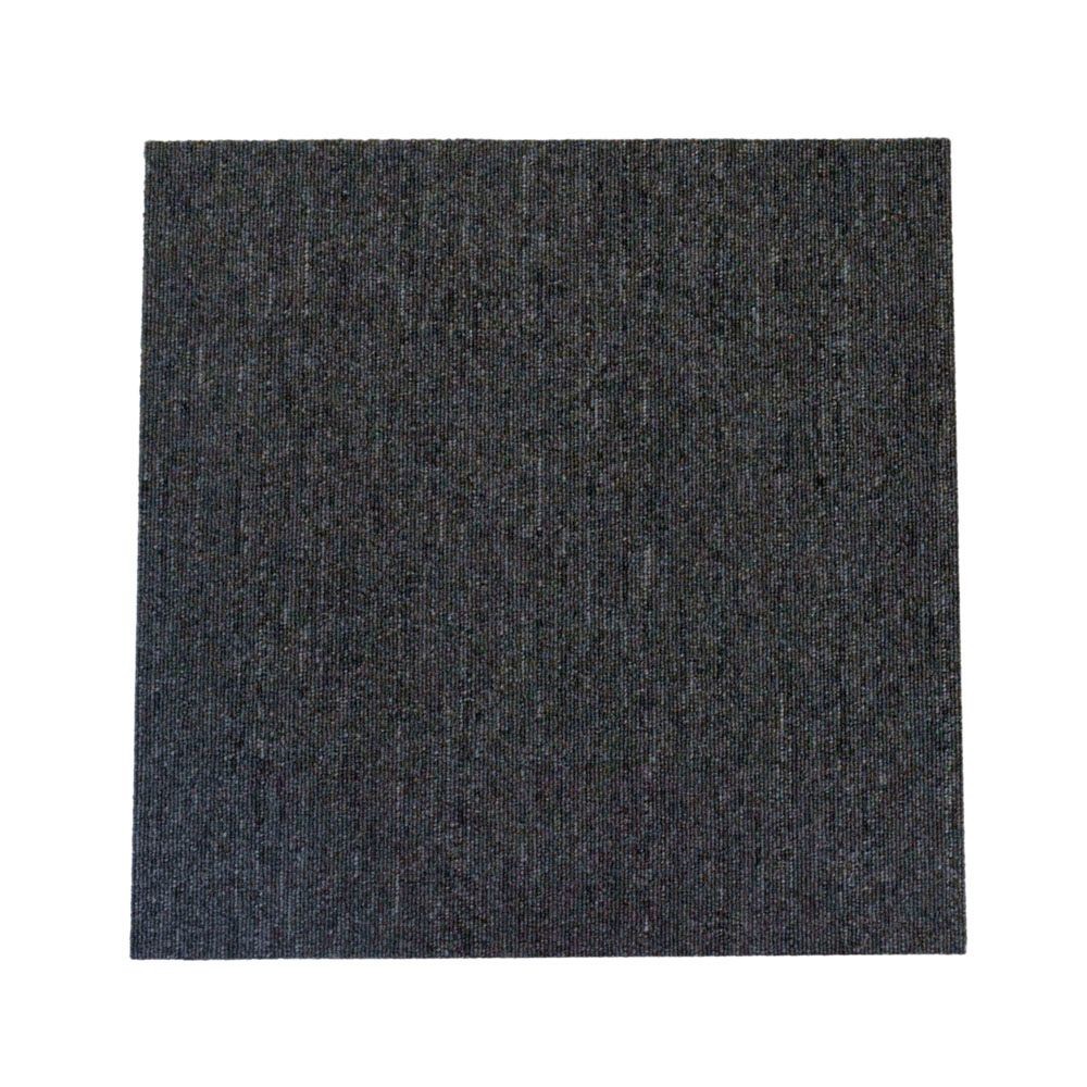 防炎タイルカーペット　ダークグレー　１６枚入, ダークグレー, 16枚入
