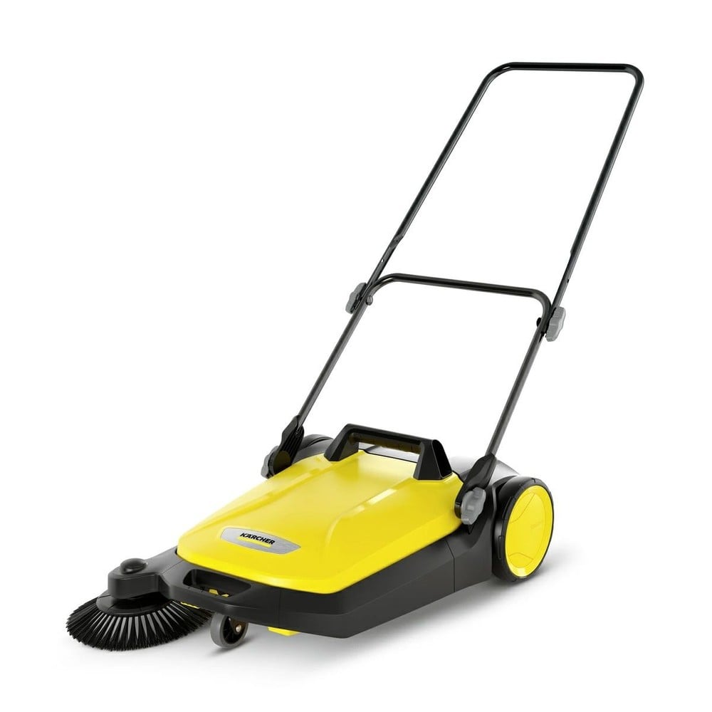 ケルヒャー スイーパー S4 手押し式スイーパー 1.766-320.0, イエロー, 幅760mm&times;奥行600mm&times;高さ940mm