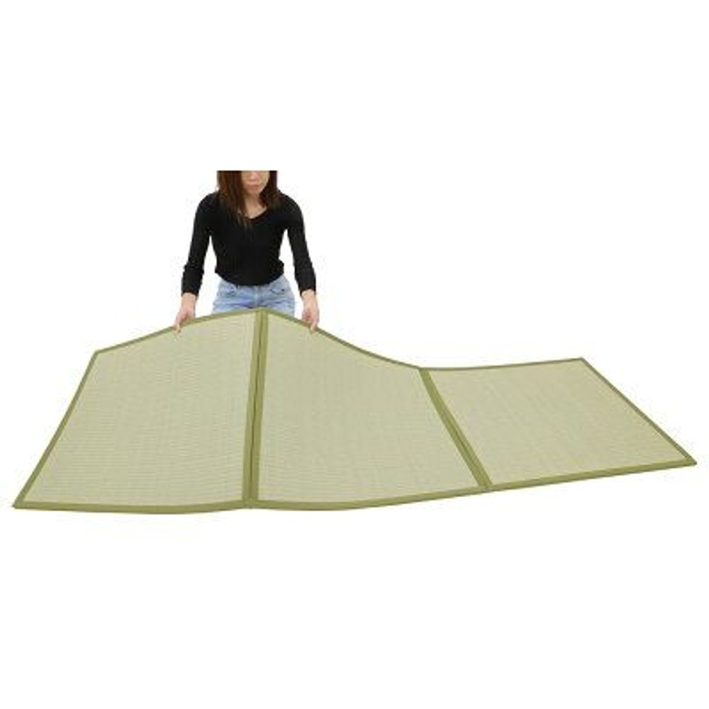 日本製三つ折り畳, ナチュラル, い草