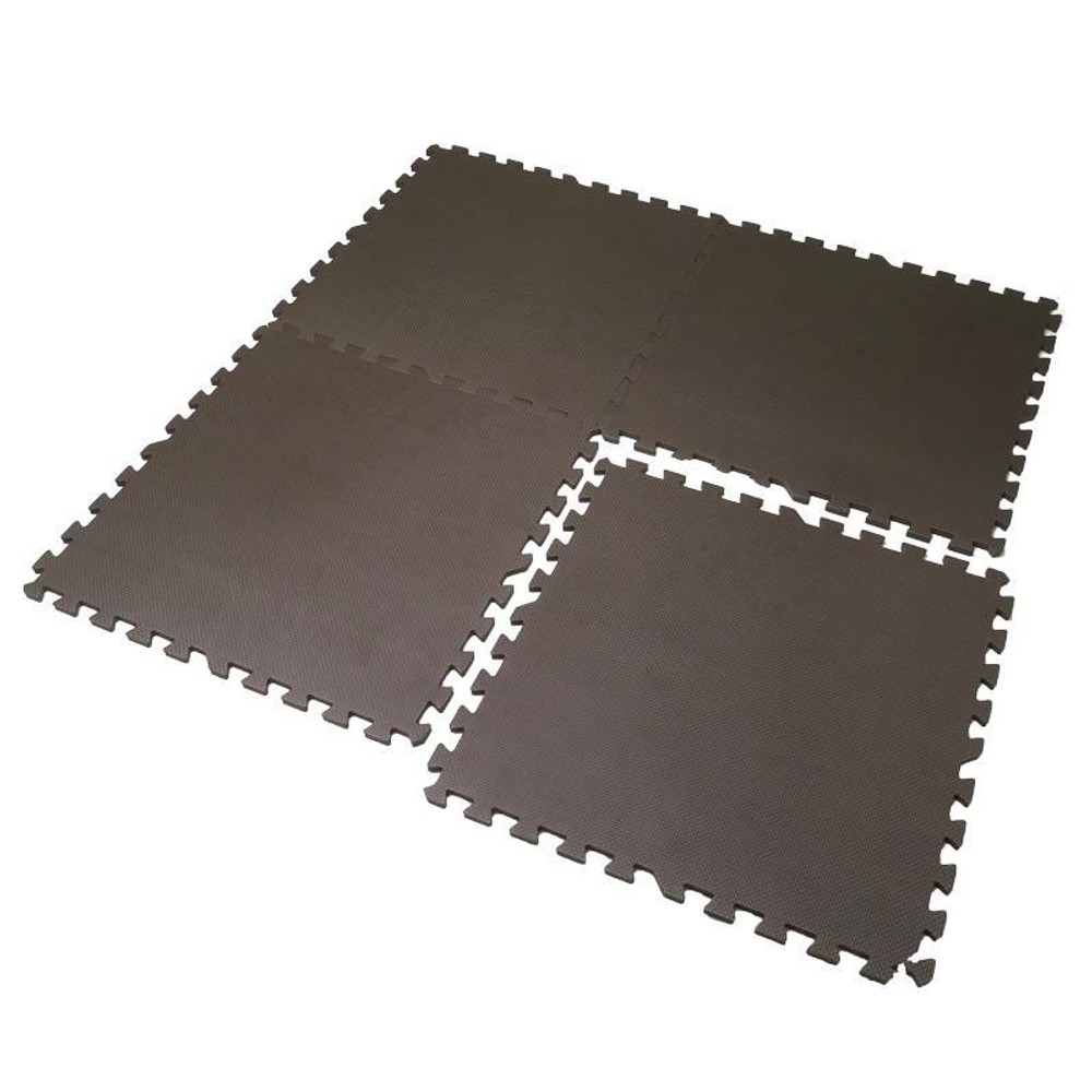 大判つなげるソフトマット 4枚組, ブラウン, 大判