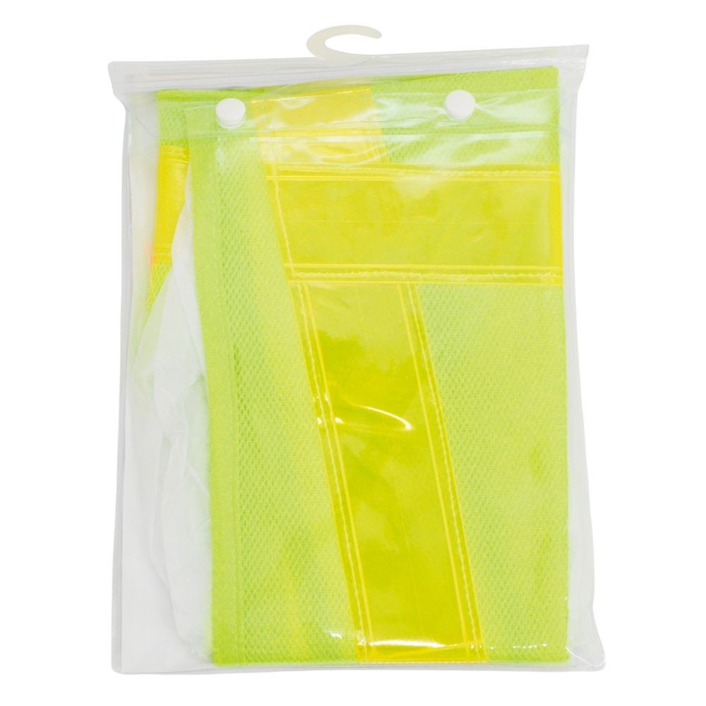 反射ベスト　５ｃｍ幅　イエロー&times;イエロー, イエロー, 1枚入り