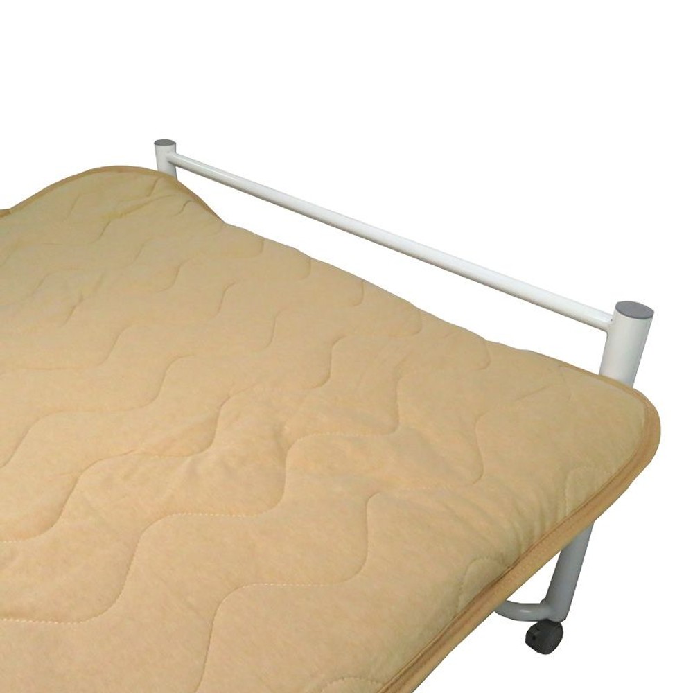 綿ニット地敷きパッド　シングル, ベージュ, シングル