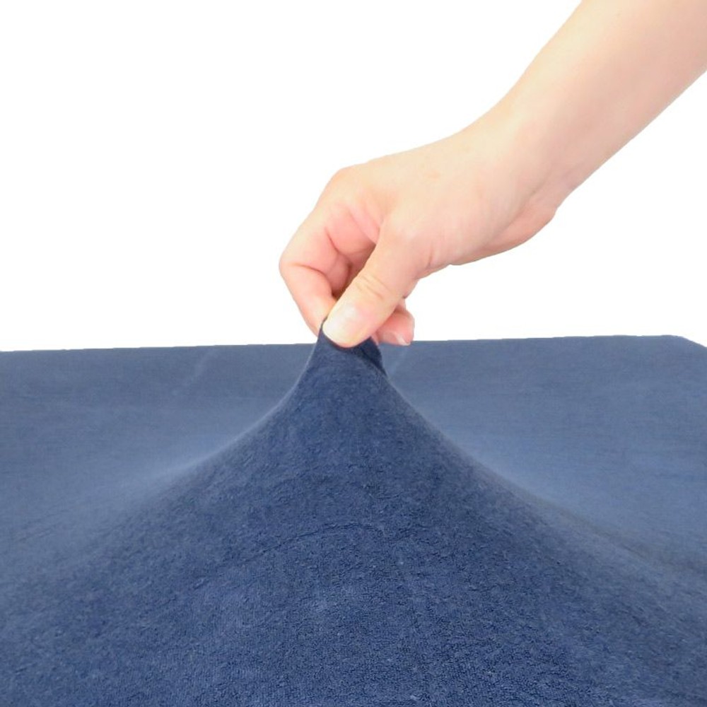 簡単脱着のびるパイル地のぴったりシーツ　シングル, ブラウン, シングル