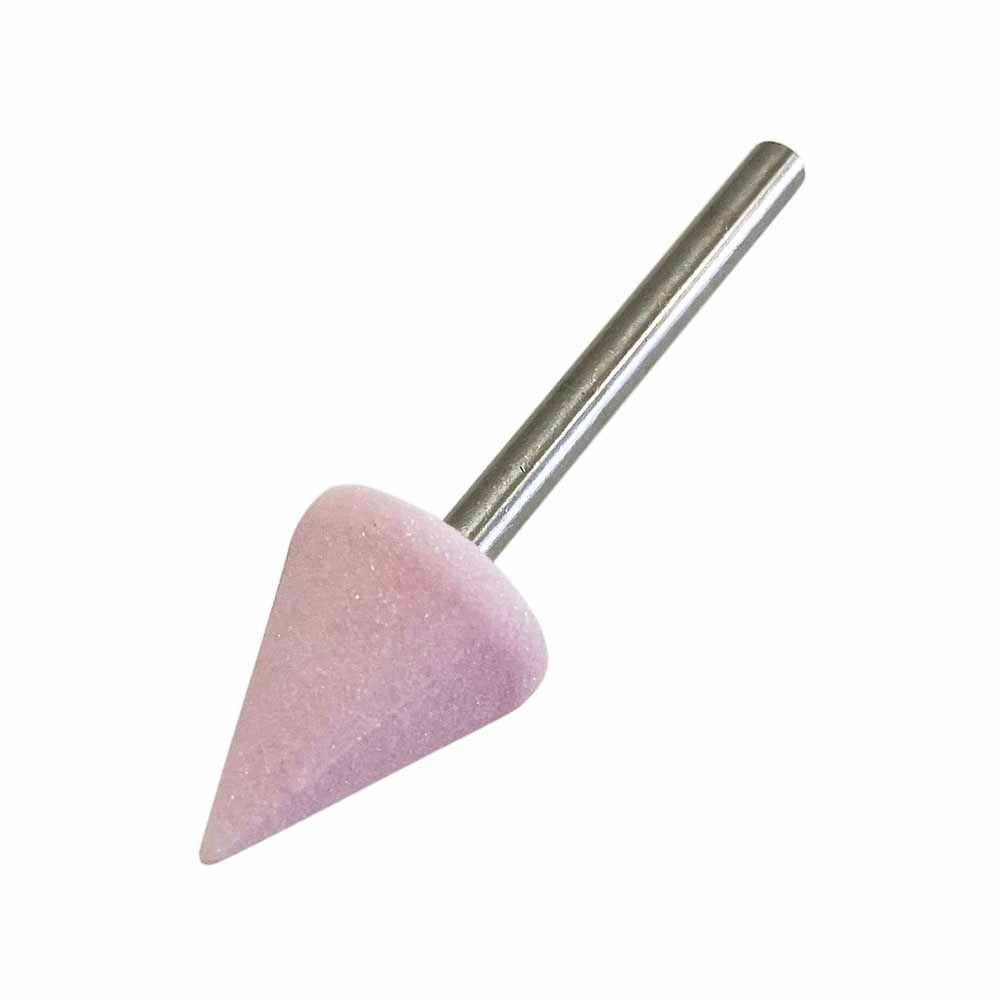 サンフレックス 軸付砥石 金属用 PA材 3&phi;軸 #120 3411PX, ピンク, #120