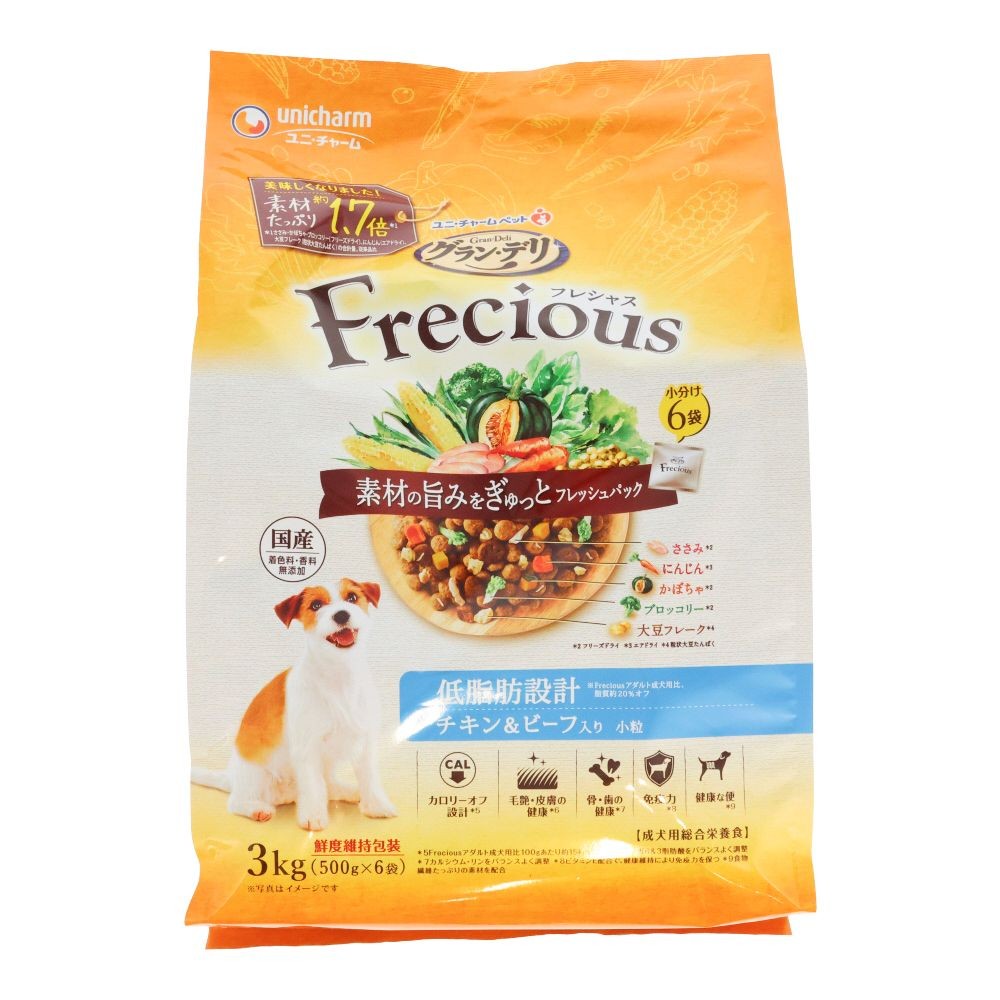 フレシャス　アダルト低脂肪　チキンビーフ３ｋｇ, チキン・ビーフ, 3kg