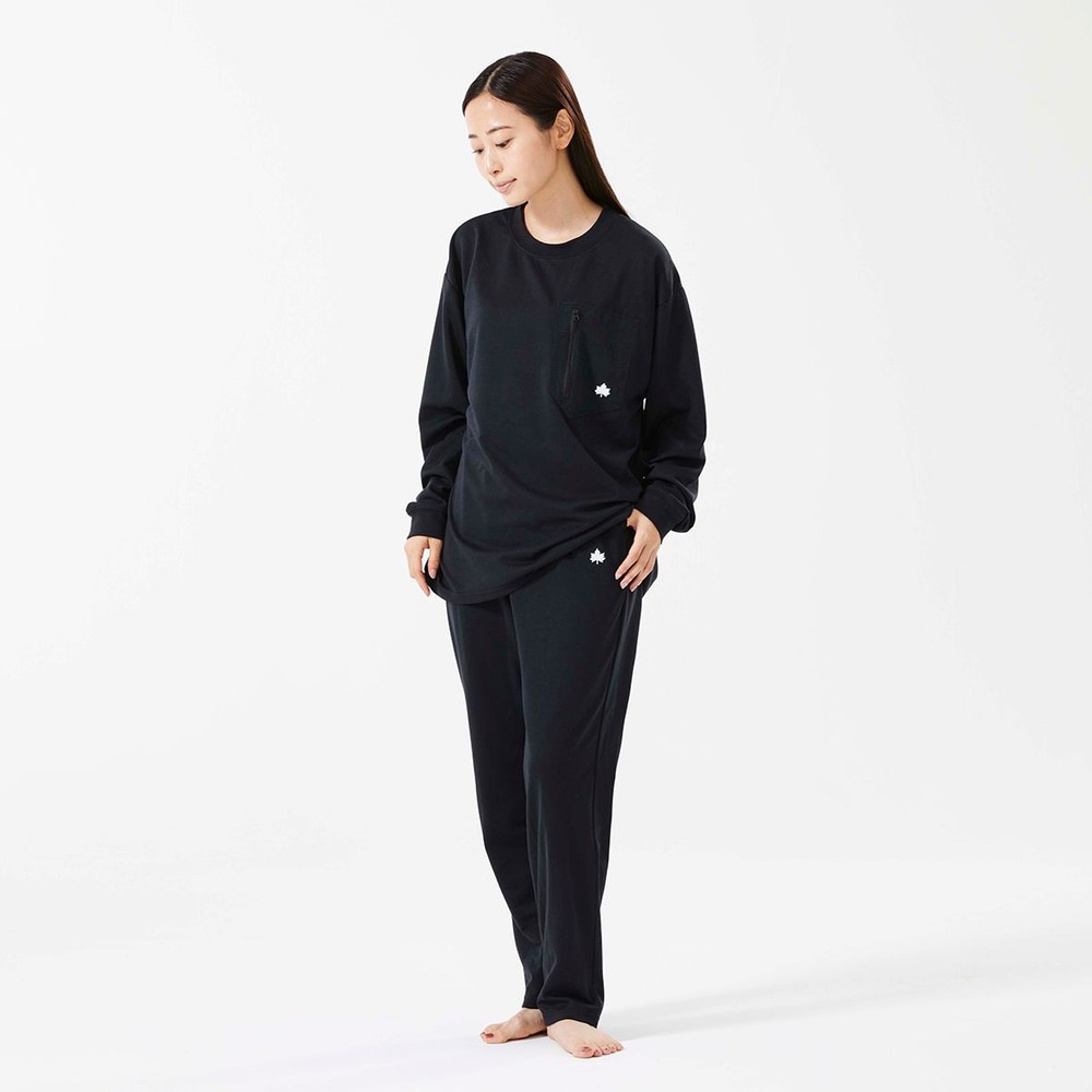 LOGOS by LIPNER リカバリーパンツ　ブラック, ブラック, Mサイズ