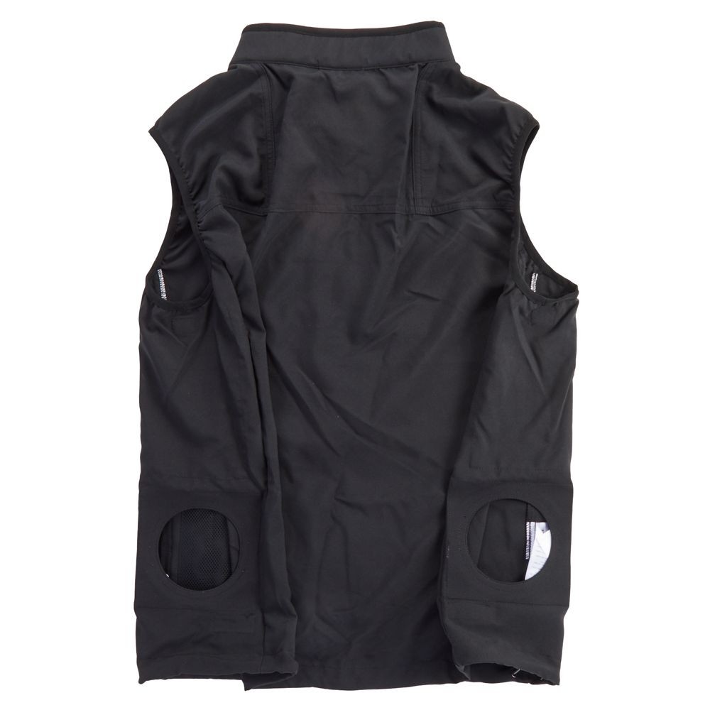 【2026年モデル】ウイザ　WIZ'A　スタンダード空調ウェア　ベスト　ブラック, ブラック, Sサイズ