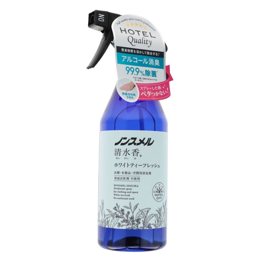 白元アース　ノンスメル清水香　ホワイトティー　本体　４００ｍｌ, ホワイトティーの香り, 400ml