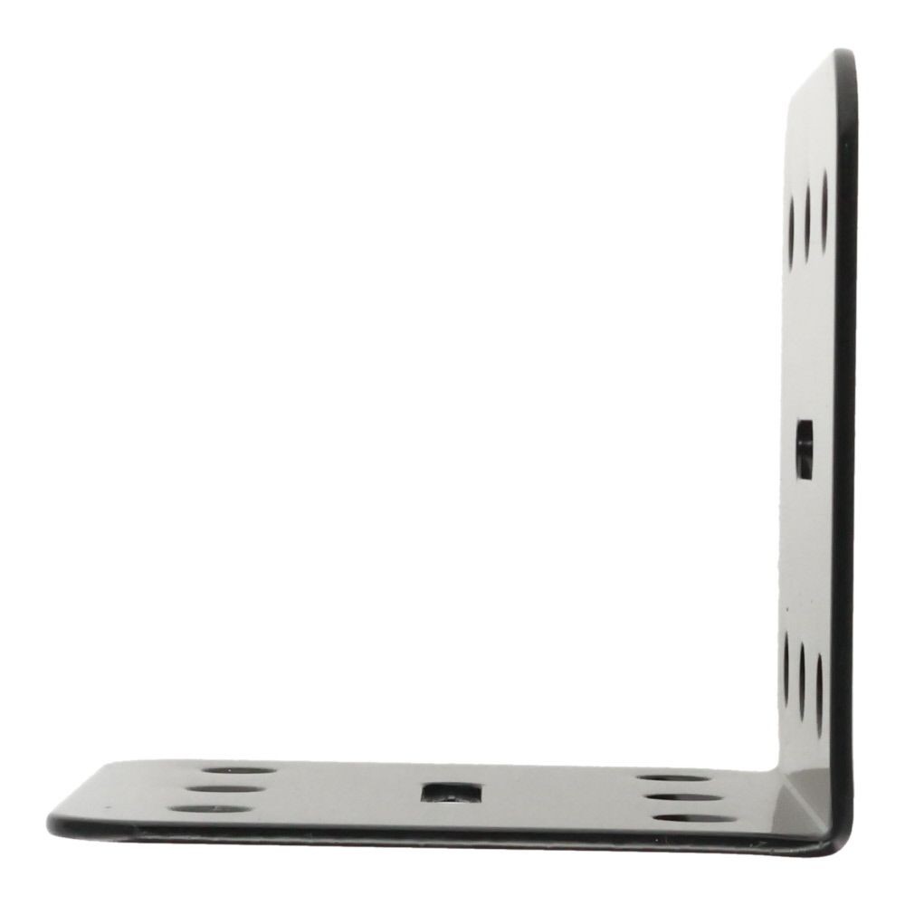 ２×４金具　Ｌ型タイプ　８０×７５×７５, 黒, L型