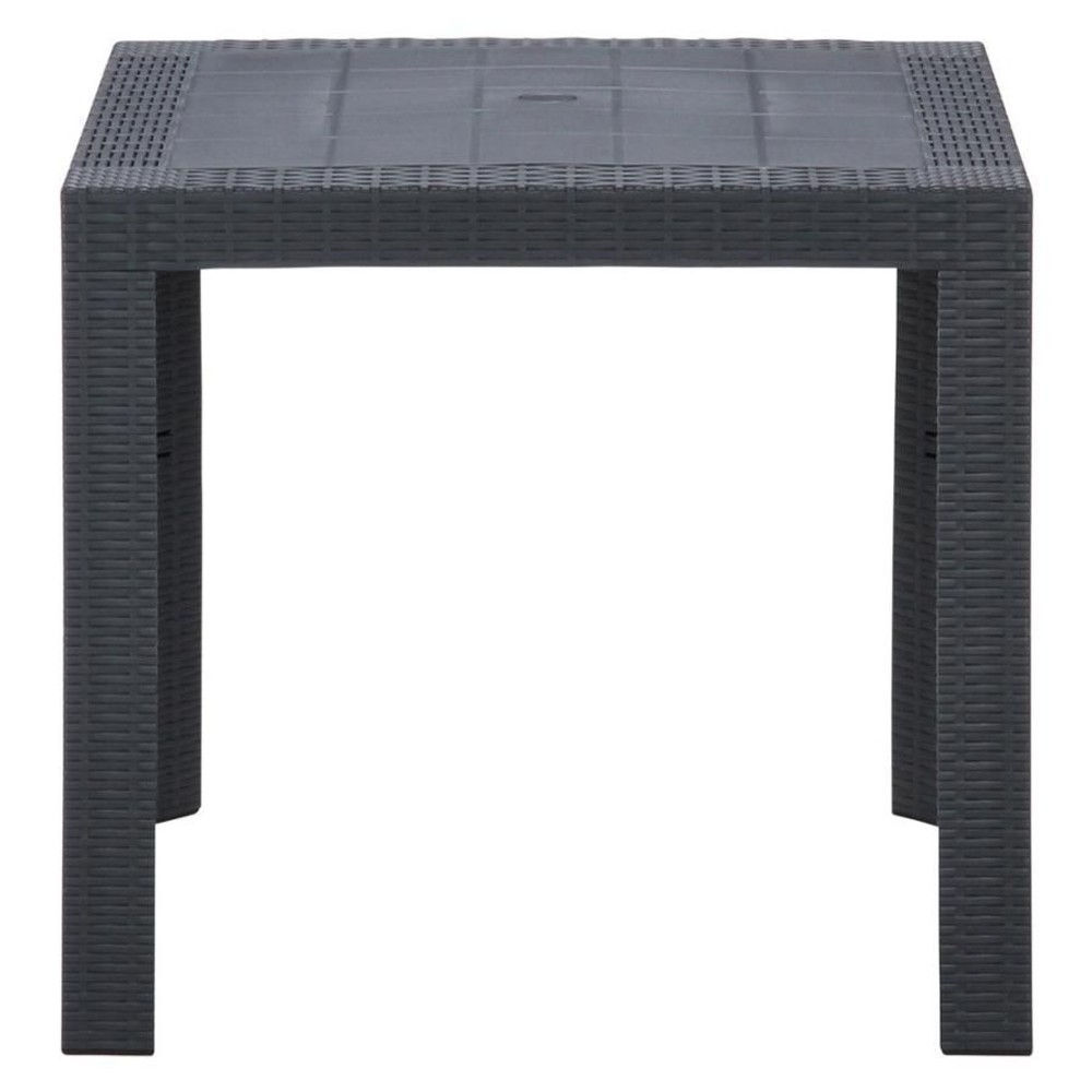 不二貿易  ステラ　テーブル　80角 【メーカー直送・代引不可】, ブラック, 80cm角