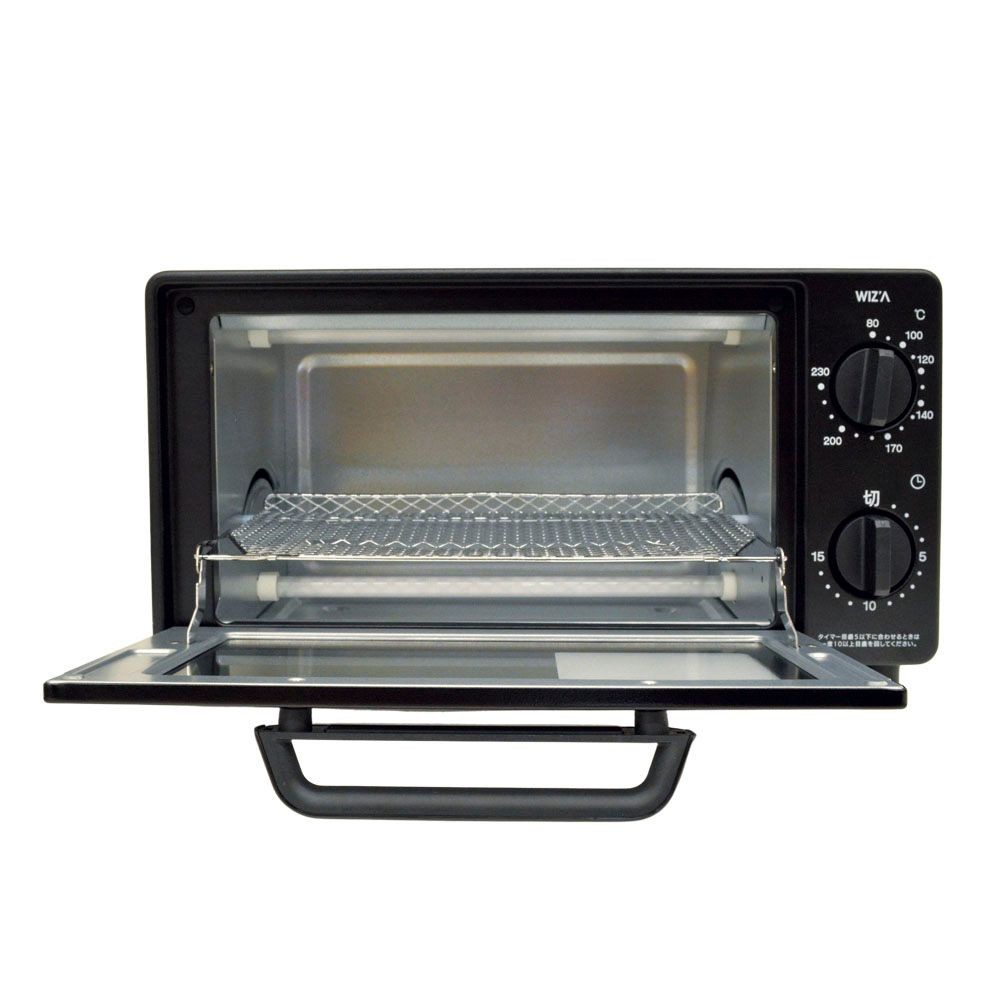 ウイザ WIZ'A　オーブントースター　ＡＲＣＴ１００ＹーＫ, ブラック, 1000W