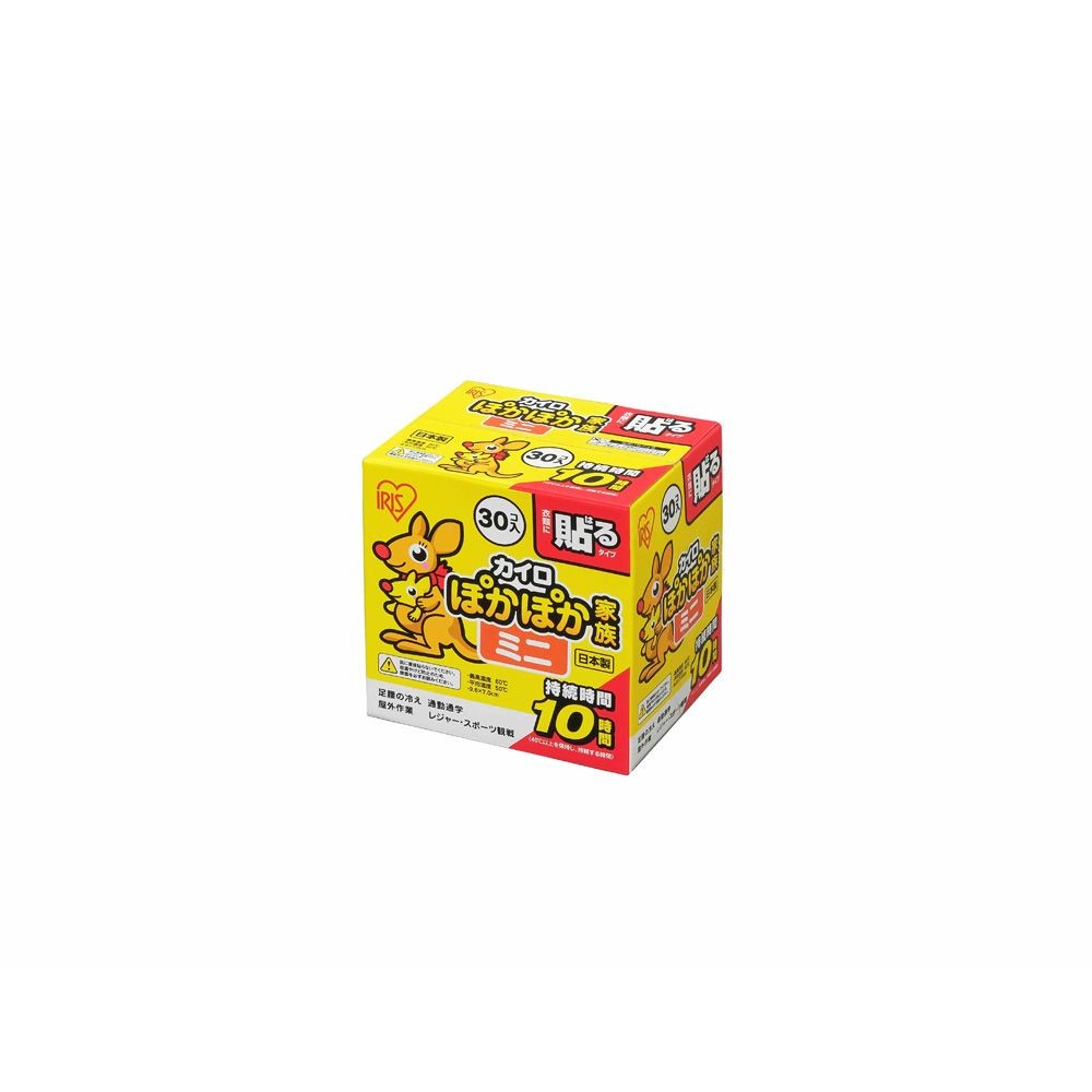 ぽかぽか　貼るカイロミニ　３０枚, 貼るカイロミニ, 幅135mm&times;奥行107mm&times;高さ136mm