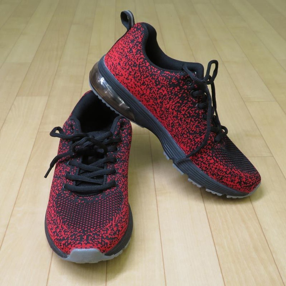 クッション性にすぐれたシューズ005Ｈ レッド, レッド（24.0）, 24.0cm