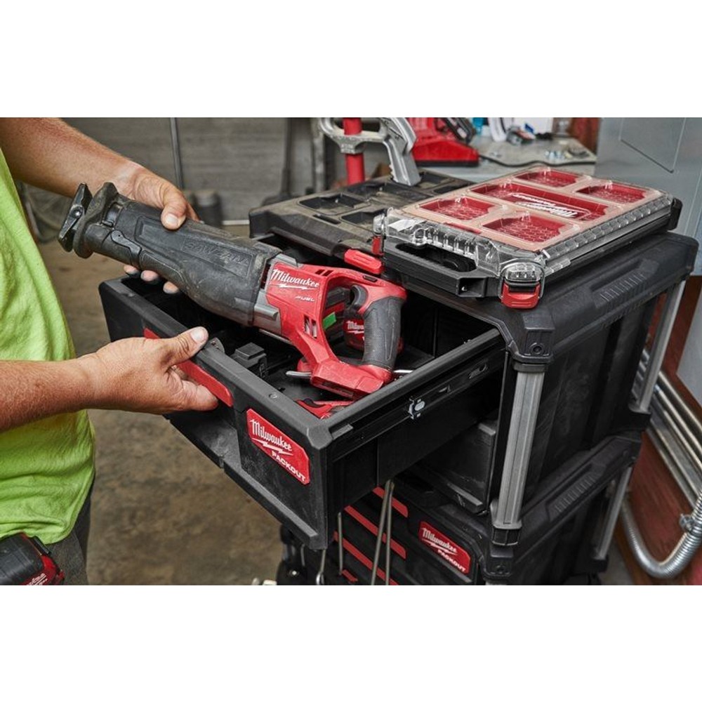 【数量限定】milwaukee PACKOUT 引き出し収納 3段 ブラック, 黒, 3段