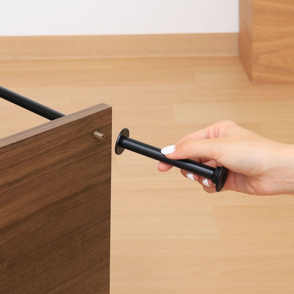 不二貿易 ＥＺＢＯツイストロック　ＴＶ台１２０幅　ＭＢＲ【メーカー直送・代引不可】, ブラウン, 幅1200mm&times;奥行400mm&times;高さ480mm