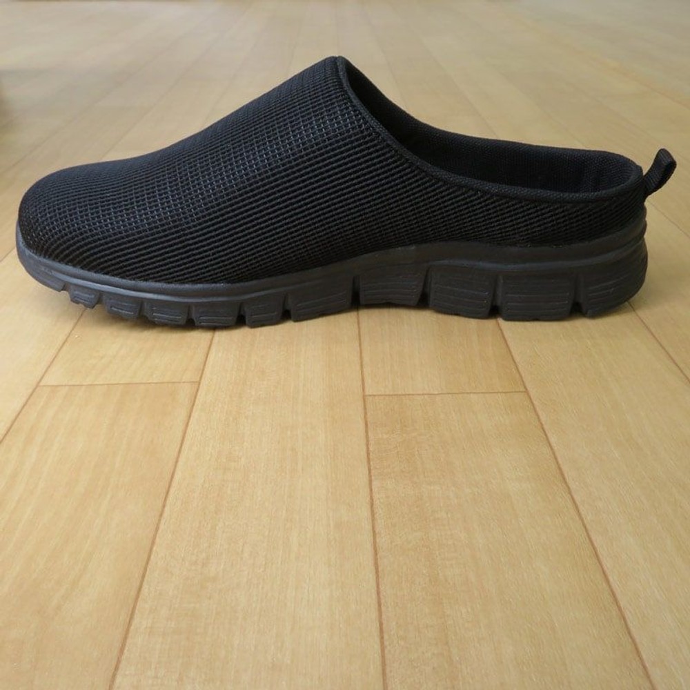 通気性サンダル　黒, 黒（28cm）, 28cm