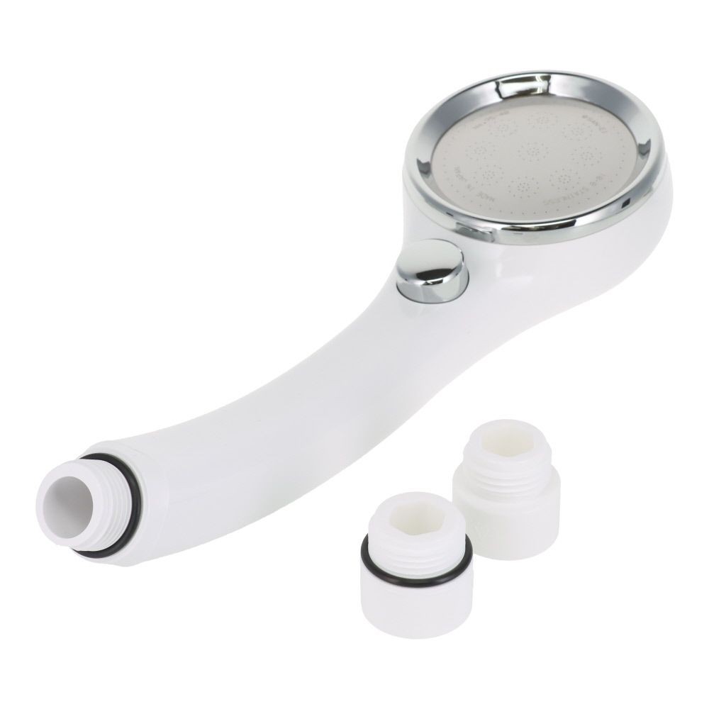 SANEI 節水シャワーヘッド PS300-80XA-C-VH, ホワイト, 低水圧対応