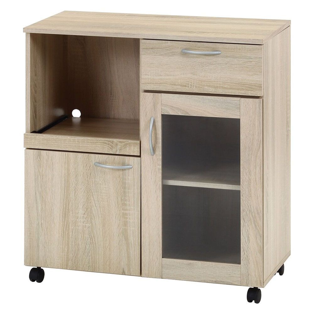 キッチンワゴン ホワイトオーク 6535【メーカー直送・代引不可】, その他カラー１, その他サイズ１