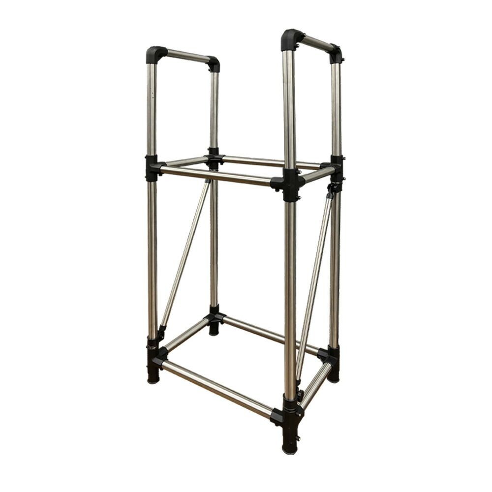 ステンレス巻きタイヤ収納ラック, ステンレス（S）, Sサイズ