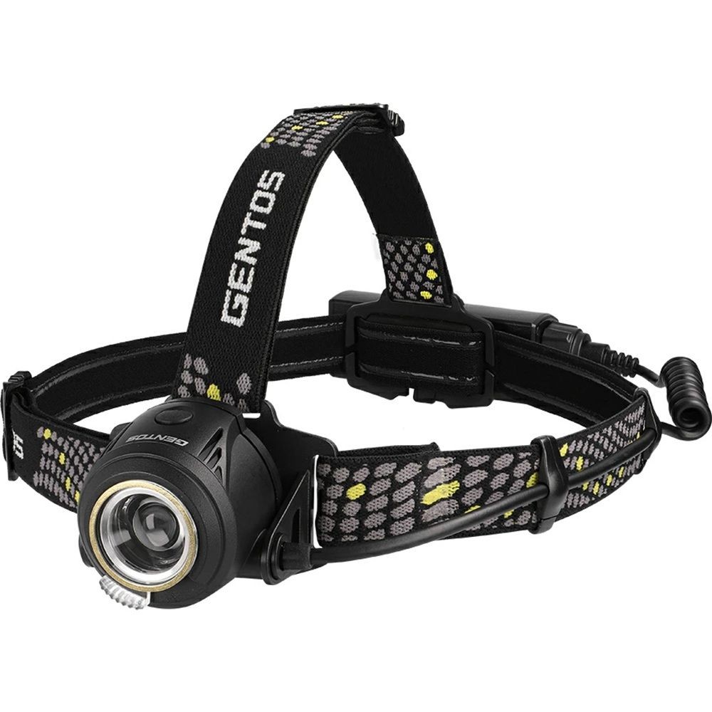 ジェントス LEDヘッドライト LIBERTY リバティ LY-186R, ブラック, 幅68.5mm&times;奥行51.1mm&times;高さ50.4mm