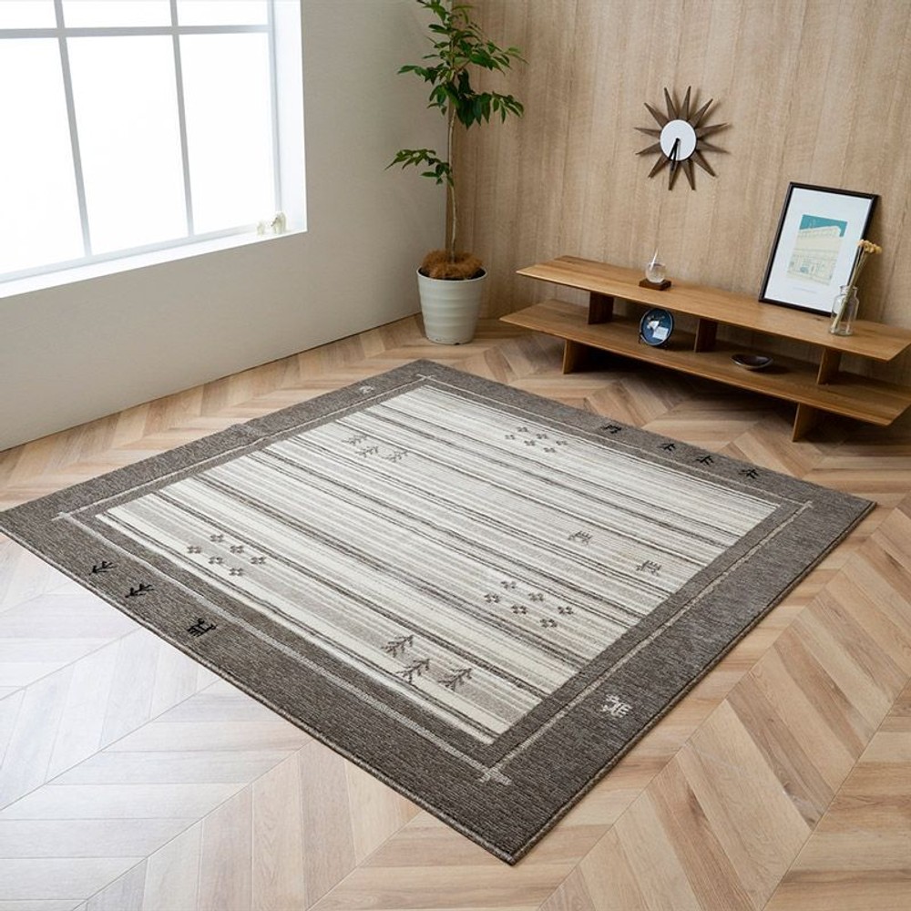 丸巻タフトラグ　ロキ【メーカー直送・代引不可】, その他カラー４, 130&times;190cm