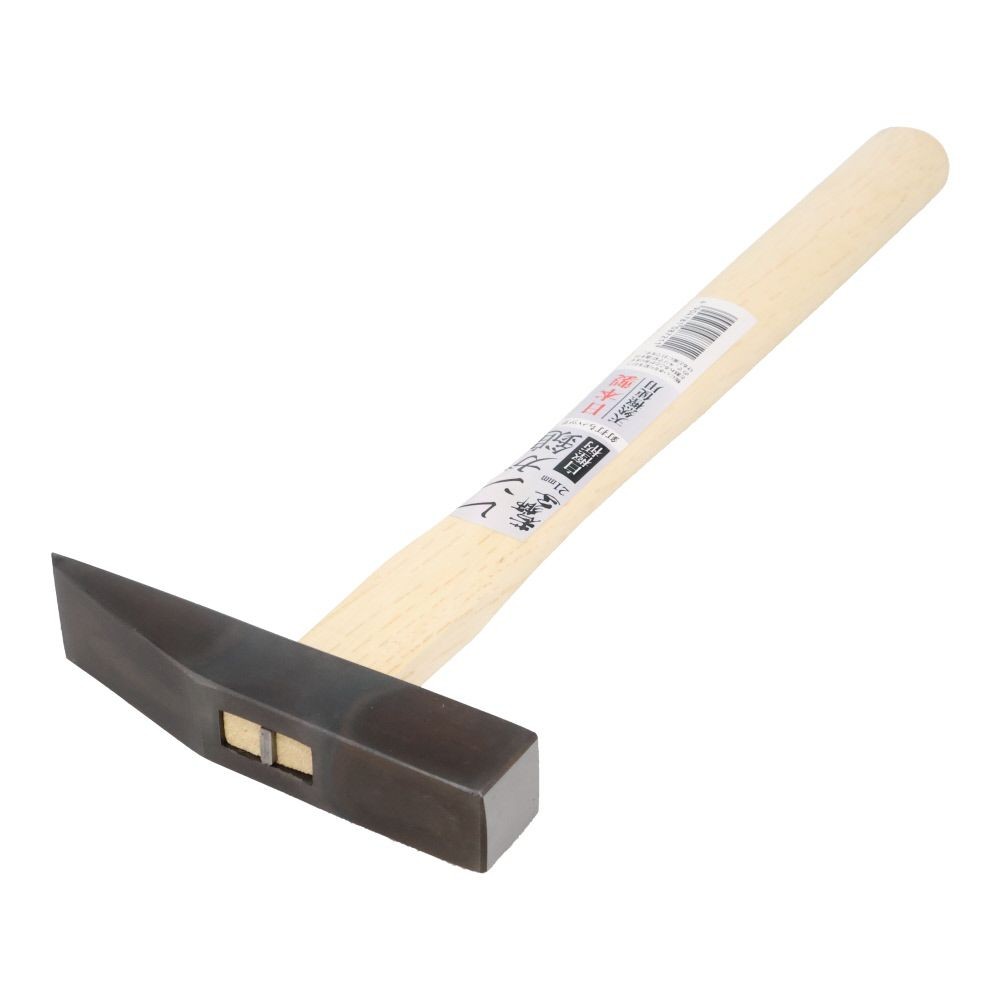 若獅子　レンガ鎚　２１ｍｍ　白樫柄, レンガ槌, 21mm