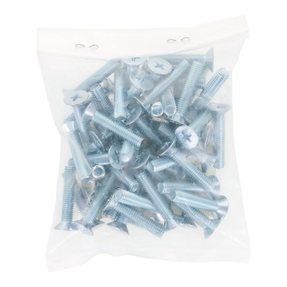 ユニクロ　小ねじ　皿　Ｍ５&times;２５　５０個入り, 小ねじ, M5&times;25