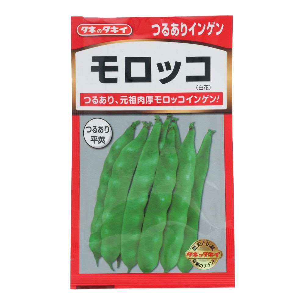 タキイ　つるありインゲン　モロッコ, -, 25ml