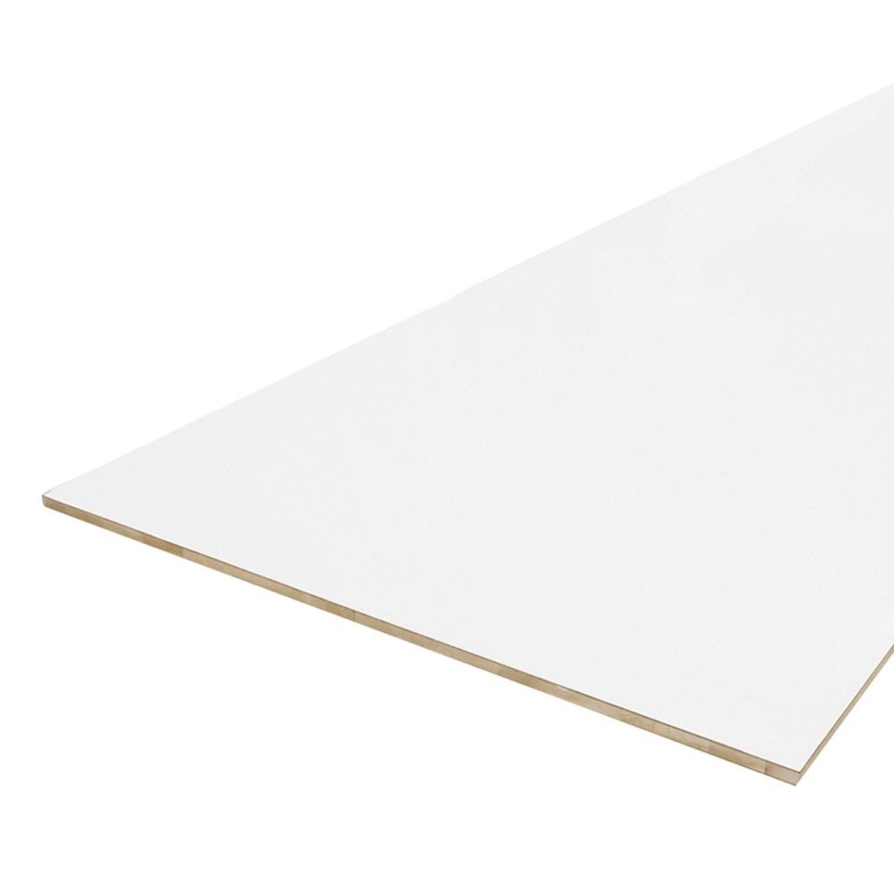 ポリランバー　約１８３０&times;９１５&times;１８ｍｍ　白ツヤなし, 白ツヤなし, 915&times;1830&times;18mm