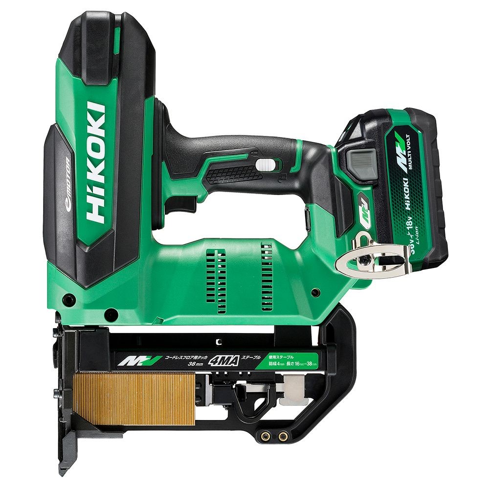 ハイコーキ　HIKOKI ３６Ｖフロアタッカ（蓄電池１個、充電器付き） N3604DM (XPZ), グリーン, N3604DM (XPZ)