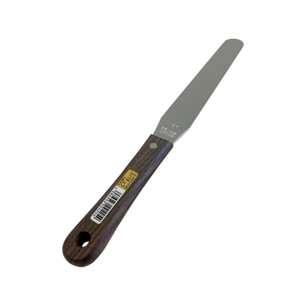 富田刃物（Tomita Cutlery） ステンレス製　スパチュラ　木柄　１８０ｍｍ No.425, ステンレス, 180mm