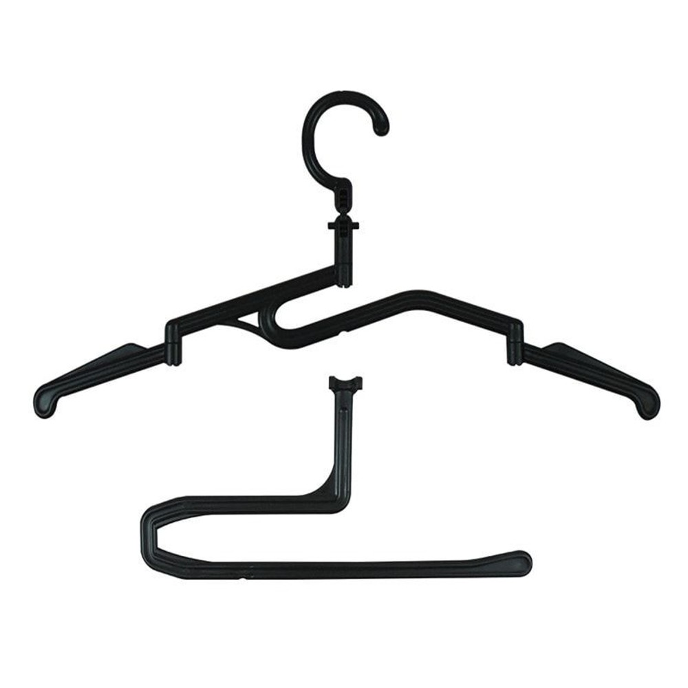 5秒ハンガーｖｅｒ．2　3本セット, ブラック, 3本セット