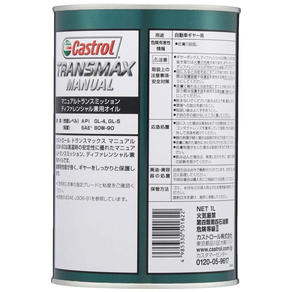 カストロール　トランスマックス　マニュアル　80W-90　1L, 80W-90, 1L