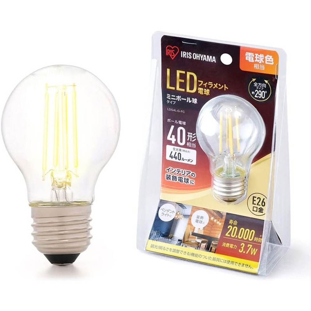 ＬＥＤミニボール球40Ｗ相当Ｅ26昼白色, その他カラー２, E26 40Ｗ形