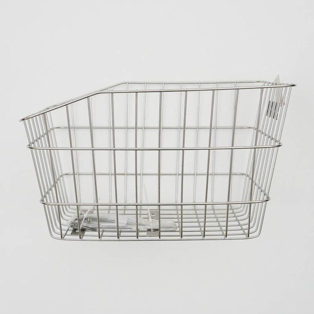 ステンレス後ろカゴ, シルバー, 幅425mm